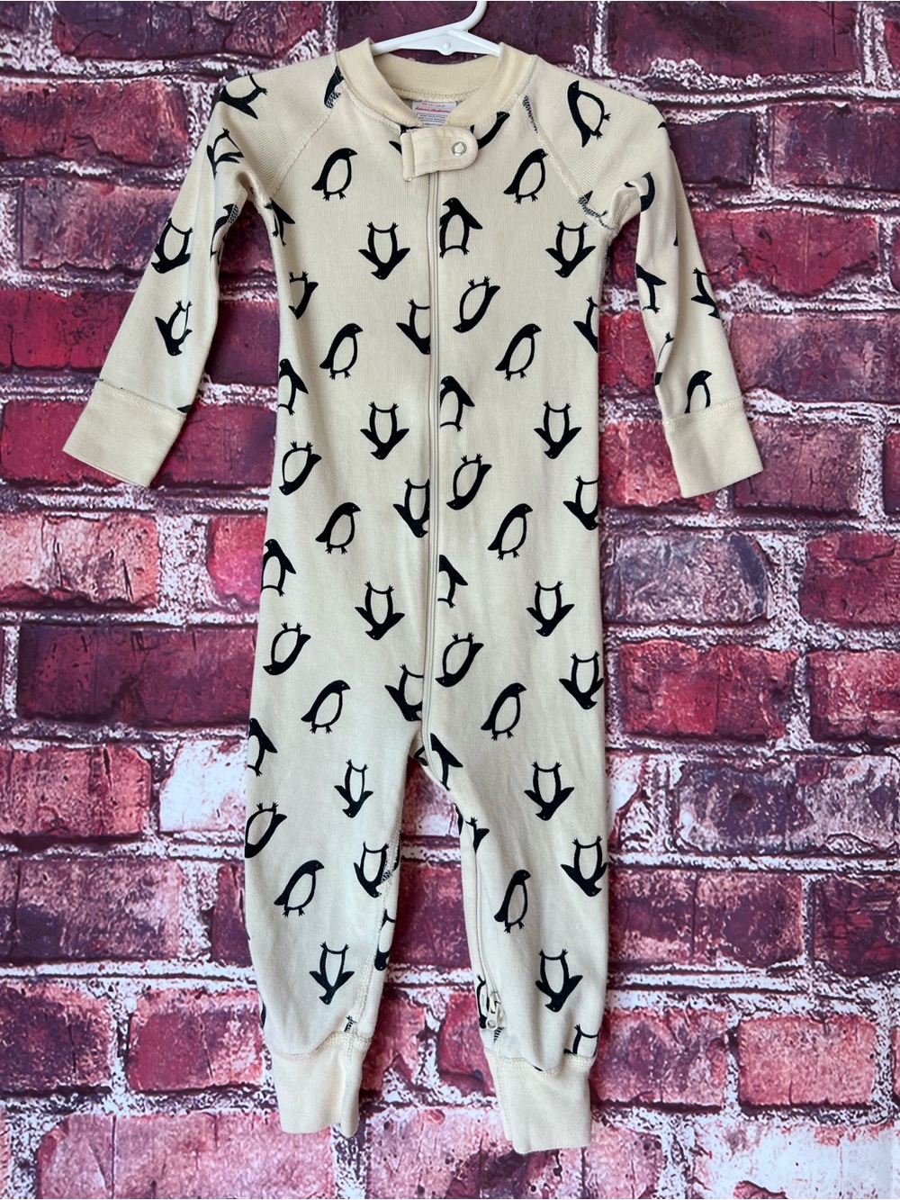 Hanna Andersson Organic Cotton Penguin Sleeper 85cm 2T